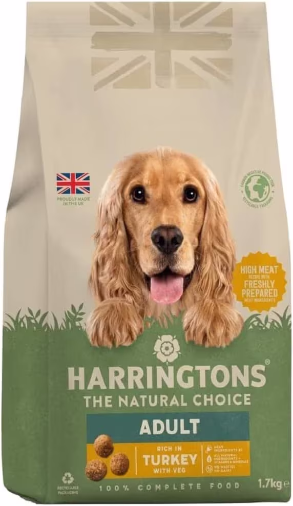 Harringtons Complete Turkey with Veg Adult Dry Dog Food.avif
